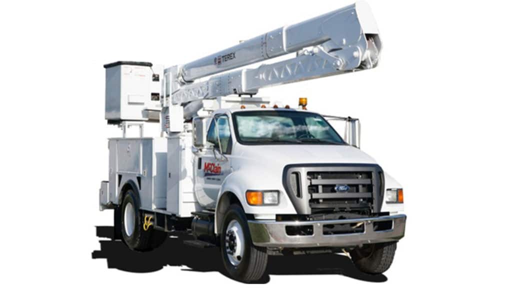 55' Bucket Truck Rentals | Underbridge and Aerial Access ...