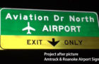 Amtrak and Roanoke Airport Signs - McClain & Co., Inc. 003