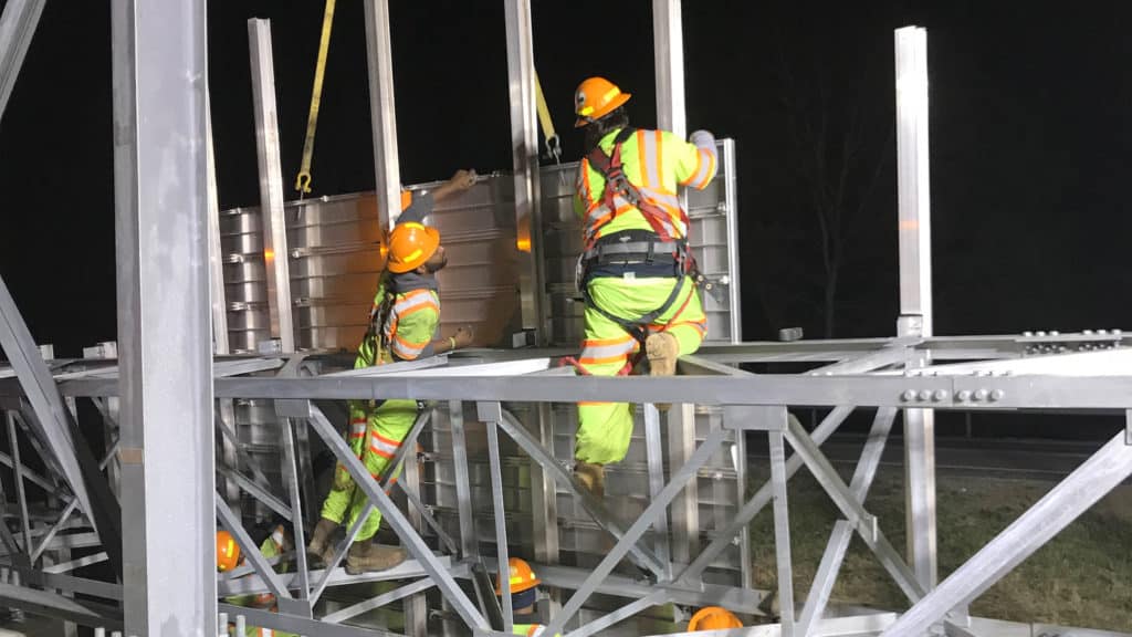 McClain & Co., Inc. Cantilever Structure Installation 002